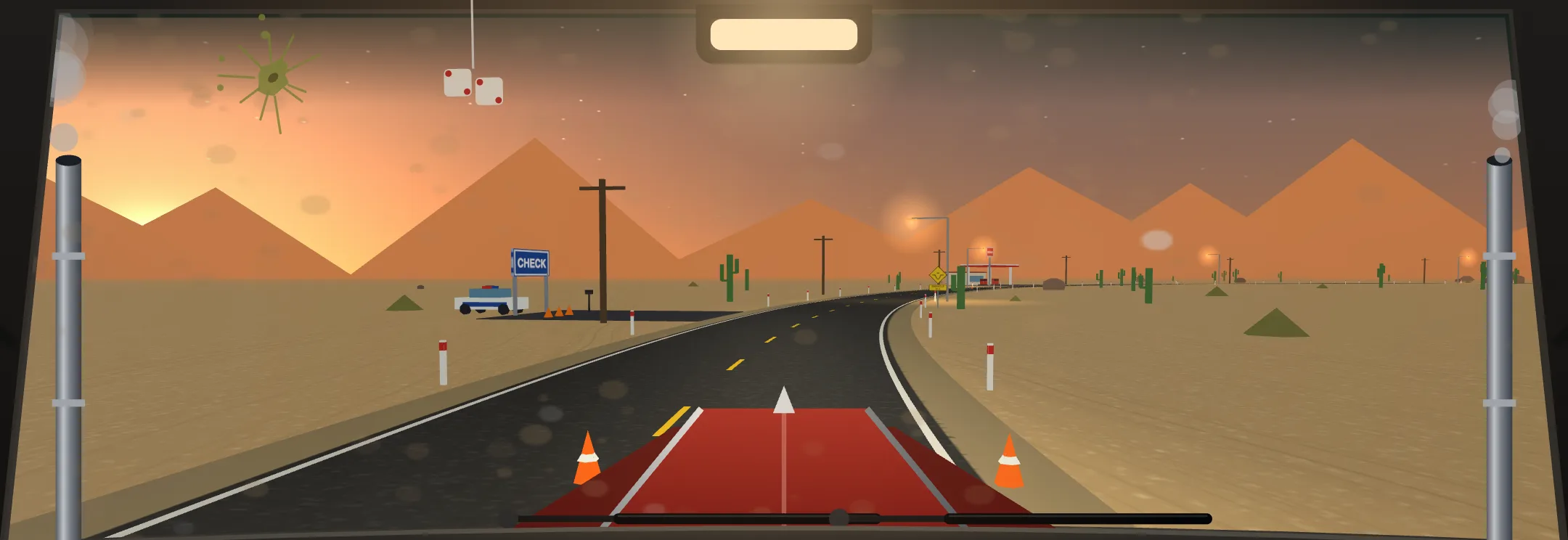 Route 66 at dawn